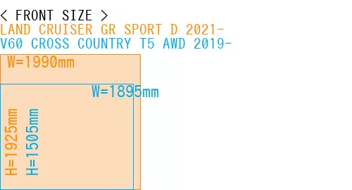 #LAND CRUISER GR SPORT D 2021- + V60 CROSS COUNTRY T5 AWD 2019-